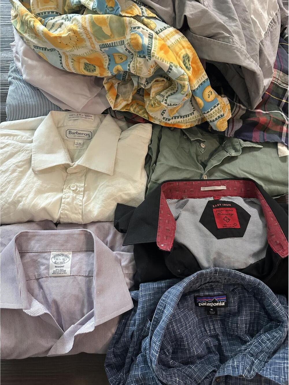 Lot of 15 mixed button down shirts resale bundle